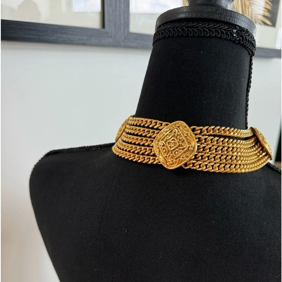 CHANEL Extremely RARE!Vintage Choker 5 chain version - Picture 5 of 10